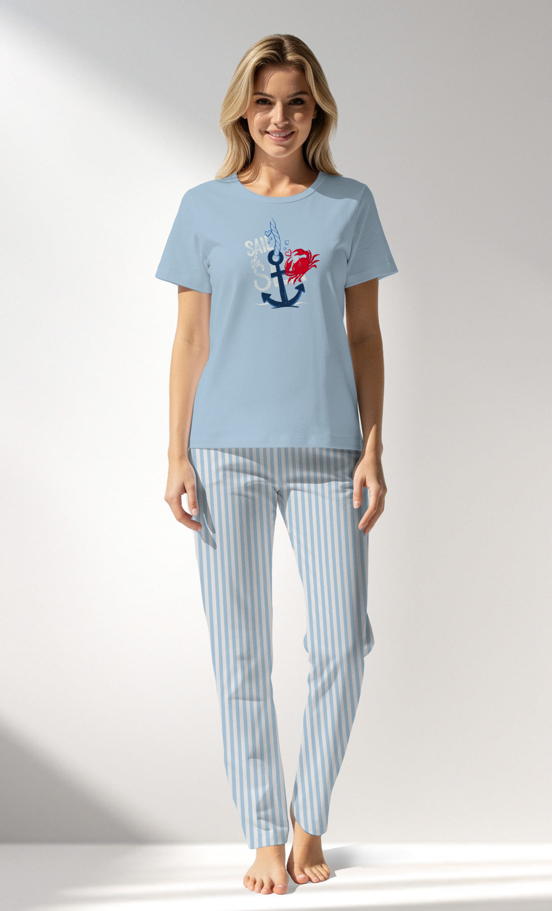 Woman Supreme FreshSeafood Pyjama Set - B-13-4200 - Image 1