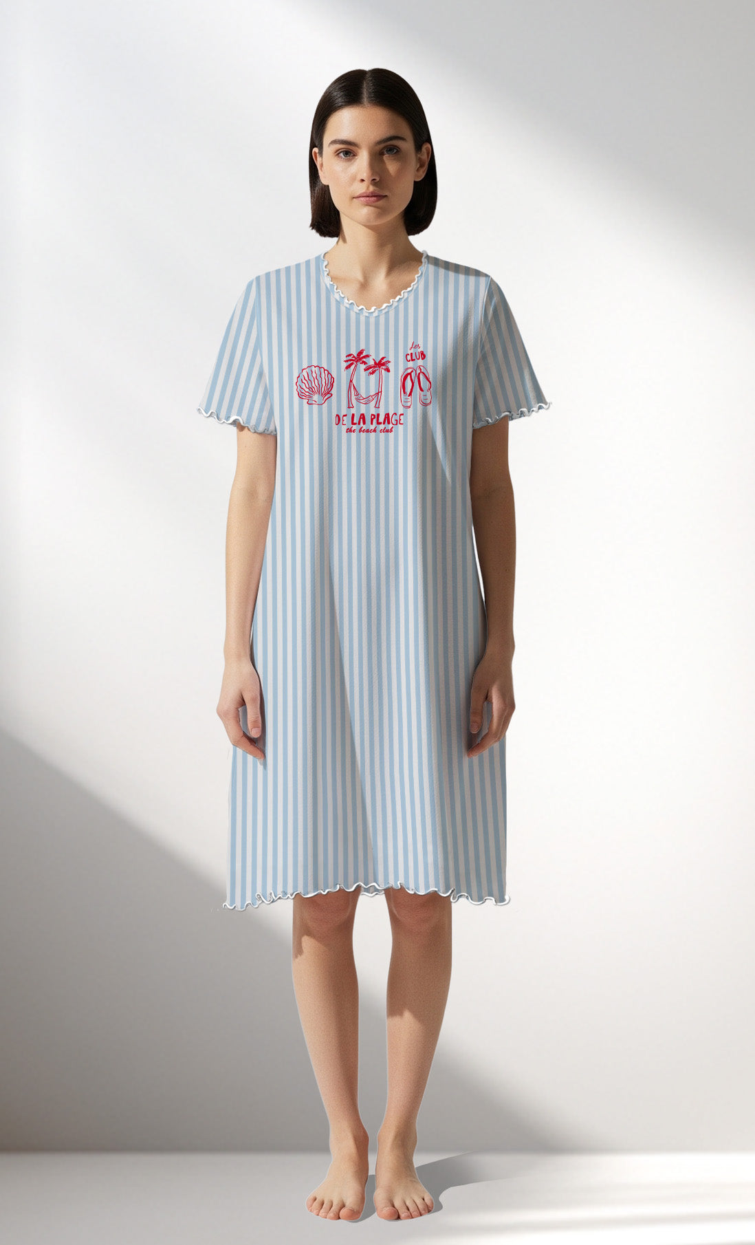 Woman Supreme FreshSeafood Short Sleeve Tunic - ROTASYON - Image 1