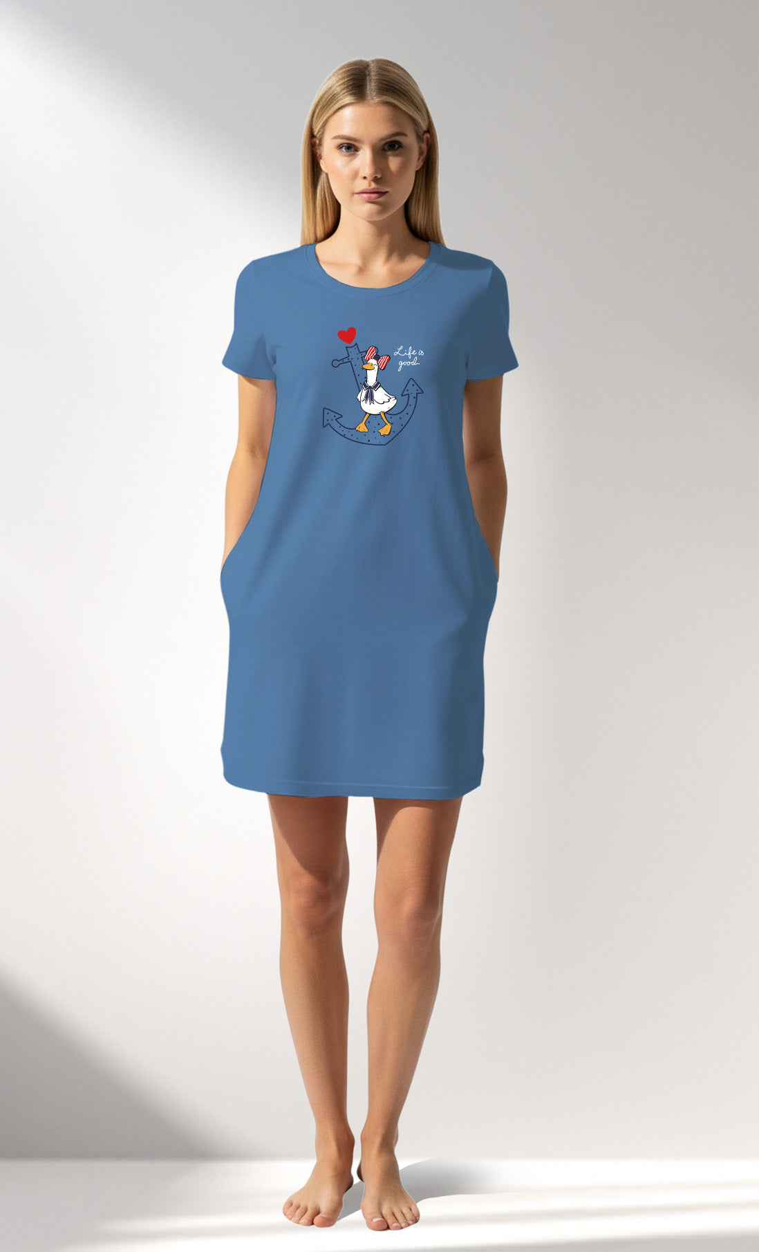 Woman Supreme GooseMarine Pocket Detail Tunic - B-17-4030 - Image 1