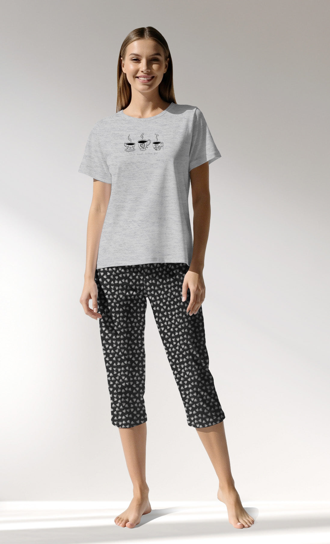 Woman Supreme TinyHearts Capri Set - B-EG-0 - Image 1
