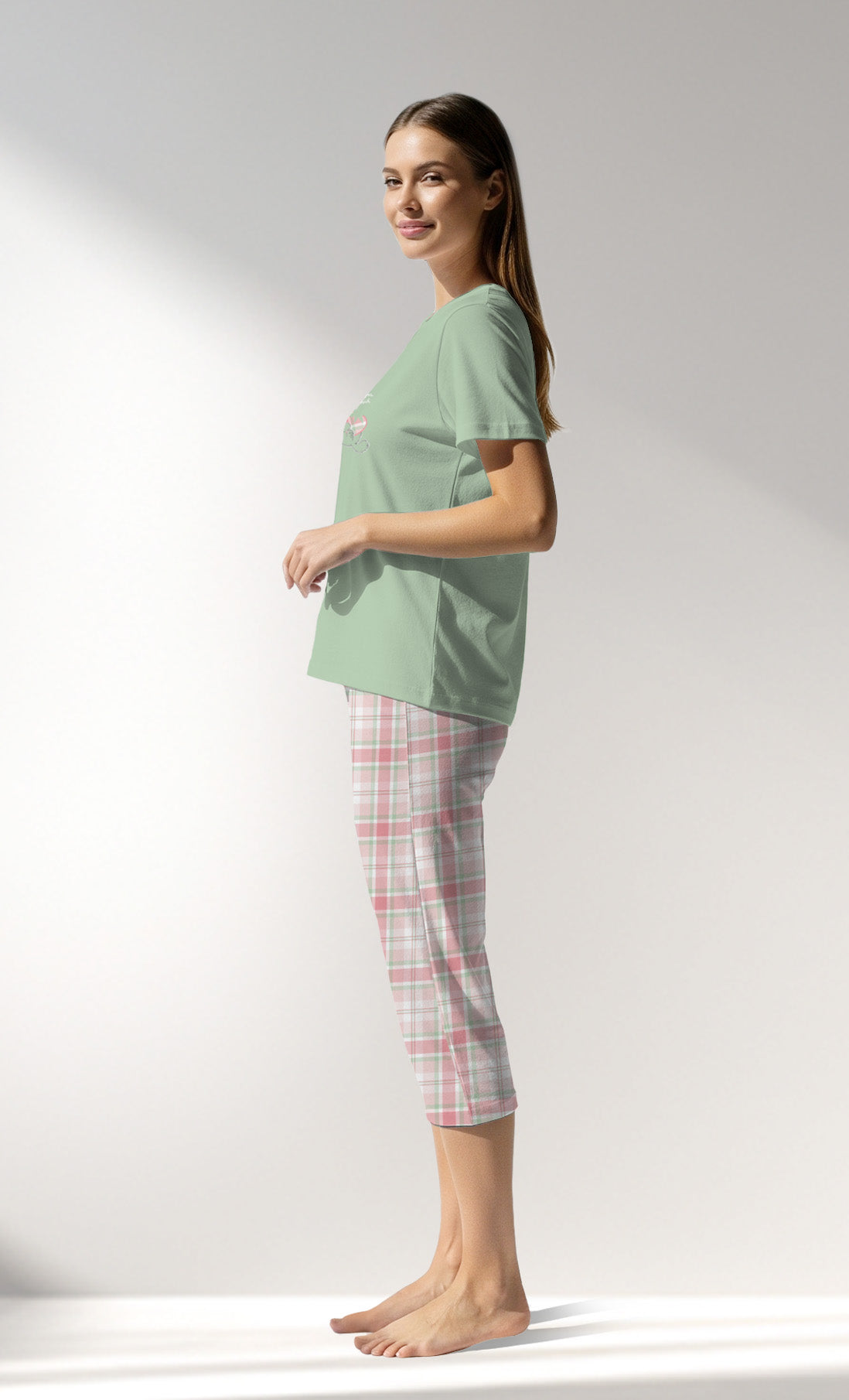 Woman Supreme Sweetberry Capri Set - B-13-6007 - Image 2