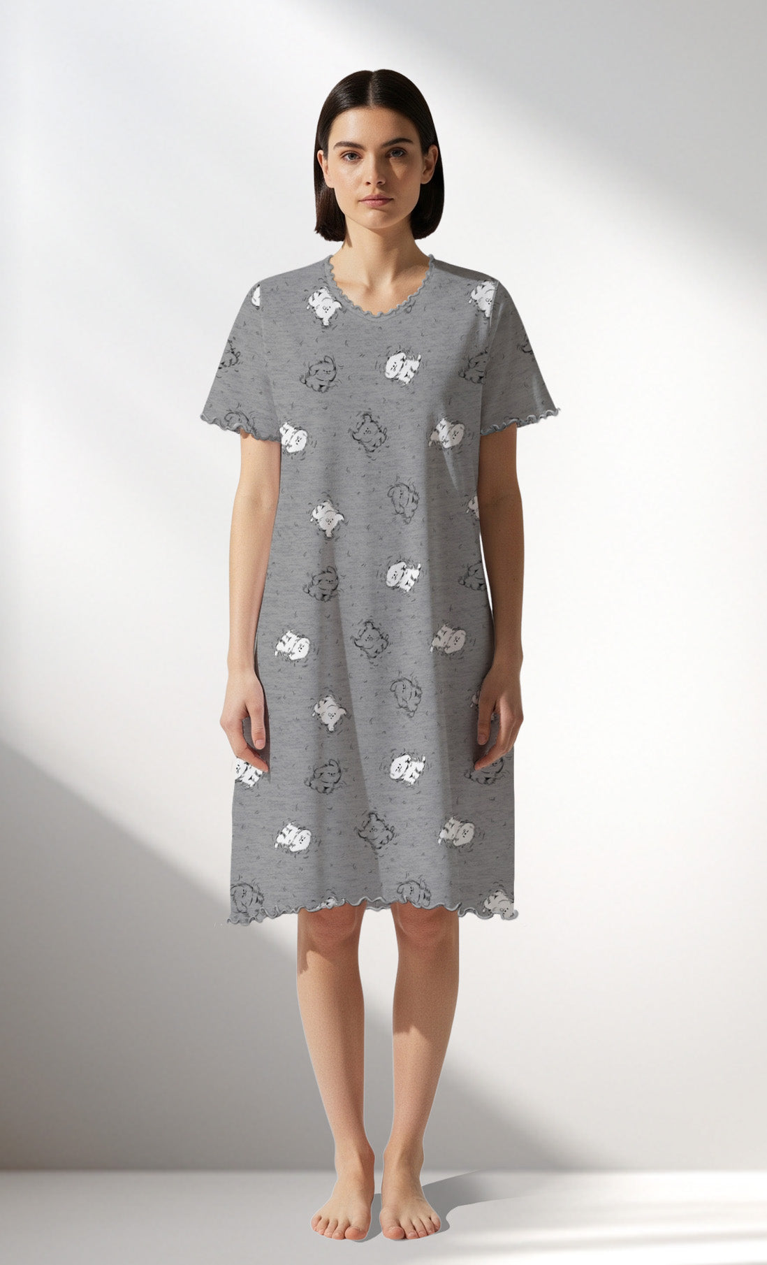 Woman Supreme RolliePup V Neck Tunic - ROTASYON - Image 1