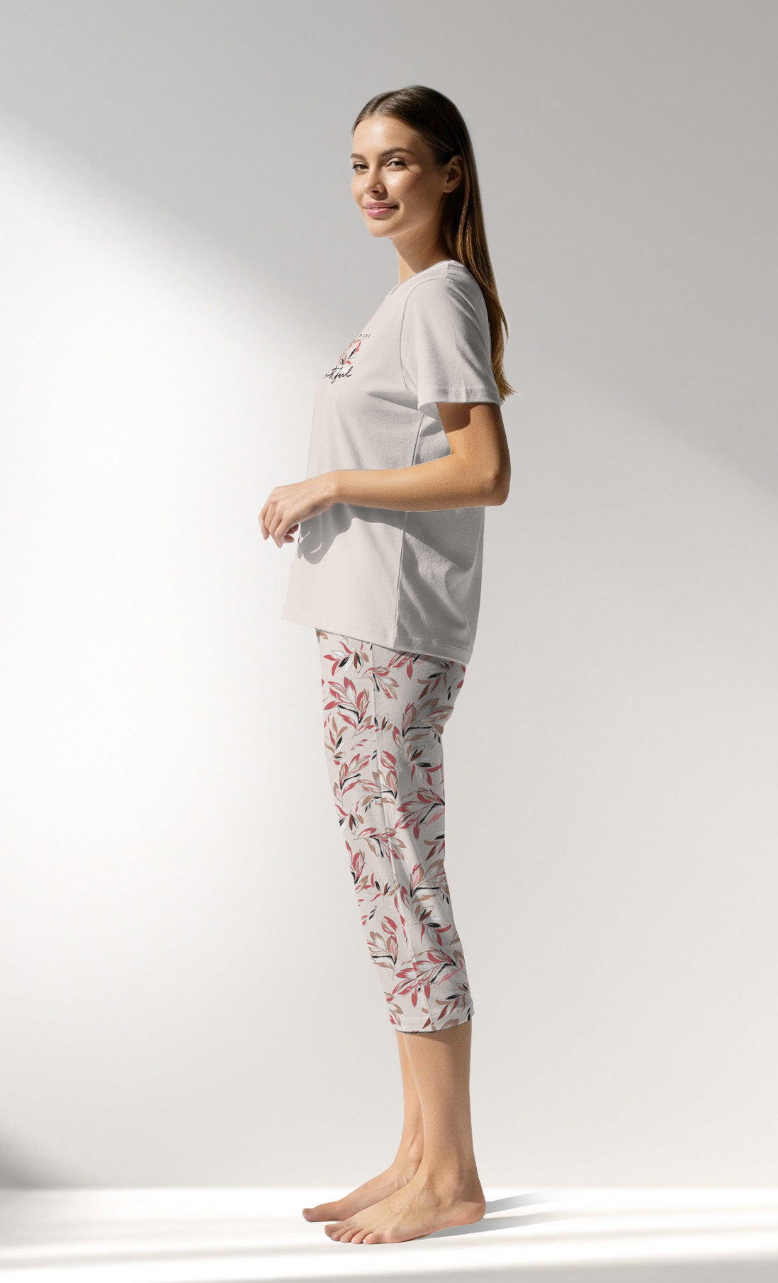 Woman Supreme ElegantLeav Capri Set - A-13-0002 - Image 2