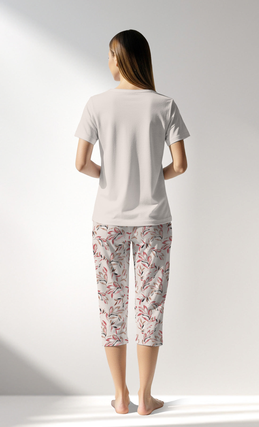 Woman Supreme ElegantLeav Capri Set - A-13-0002 - Image 3