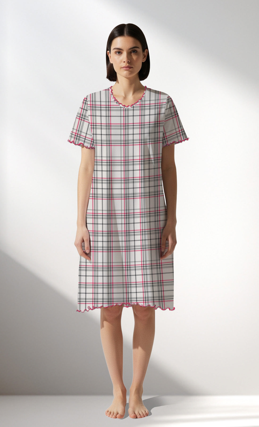 Woman Supreme Charming V Neck Tunic - ROTASYON - Image 1