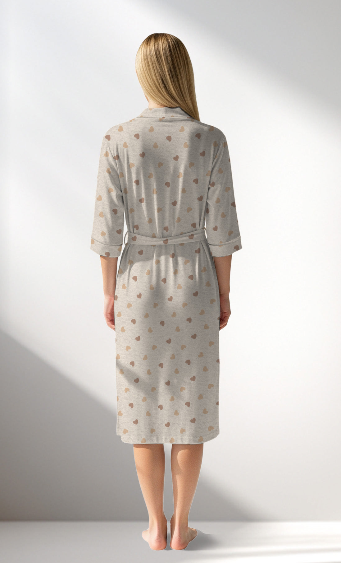 Woman Supreme SoftGleam Dressing Gown - ROTASYON - Image 3