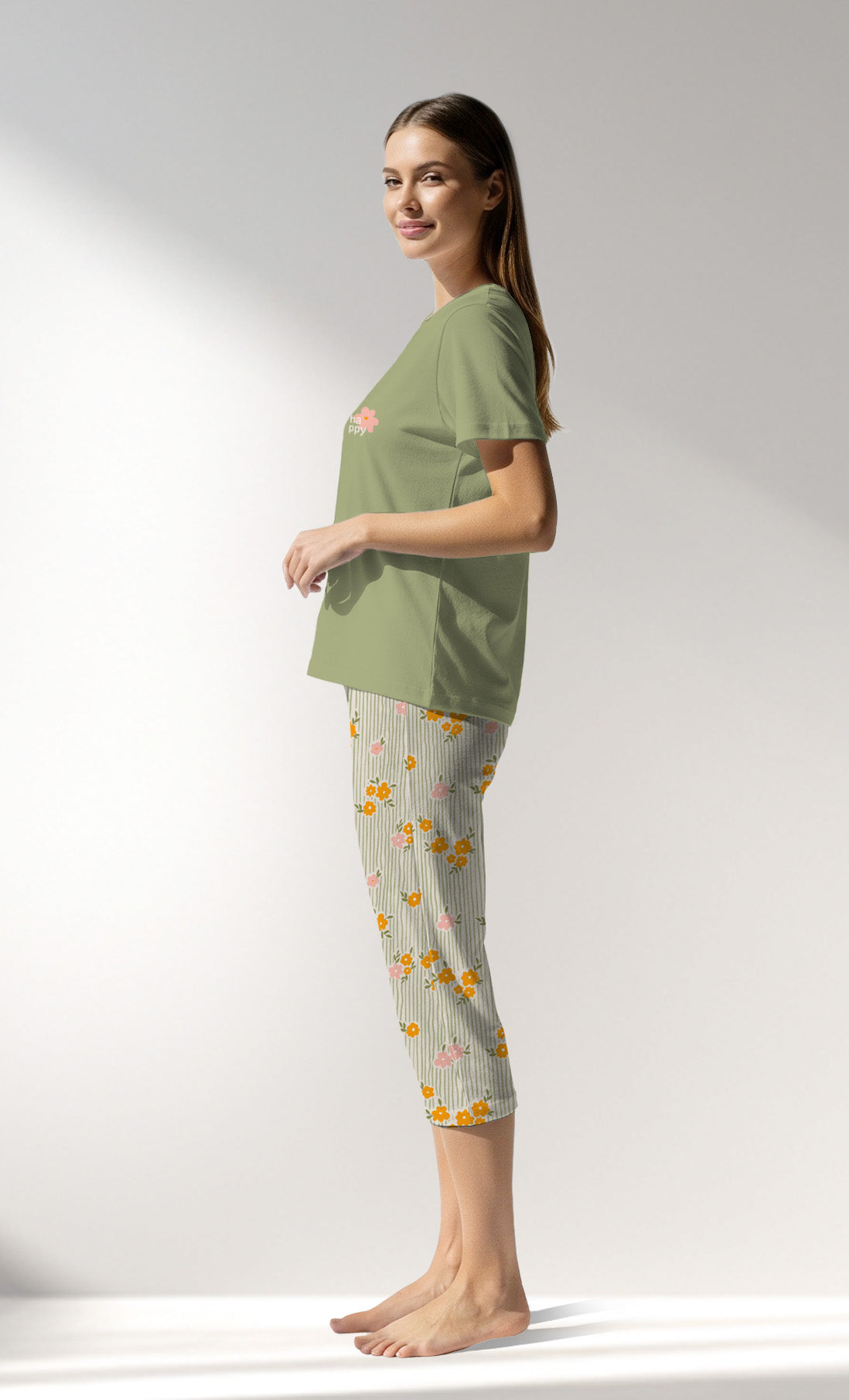 Woman Supreme GreenGarden Capri Set - B-15-0523 - Image 2