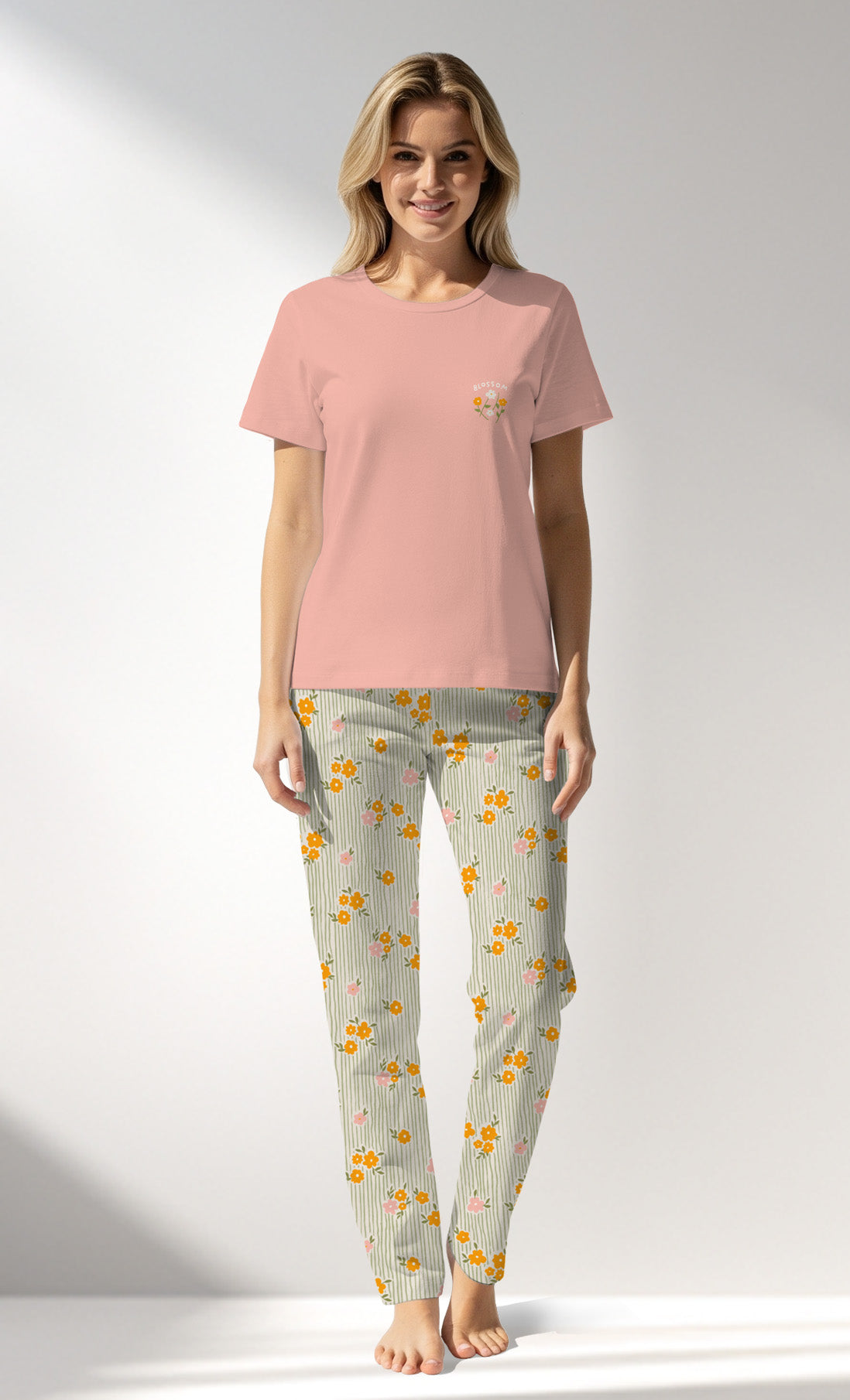 Woman Supreme GreenGarden Pyjama Set - A-14-1418 - Image 1