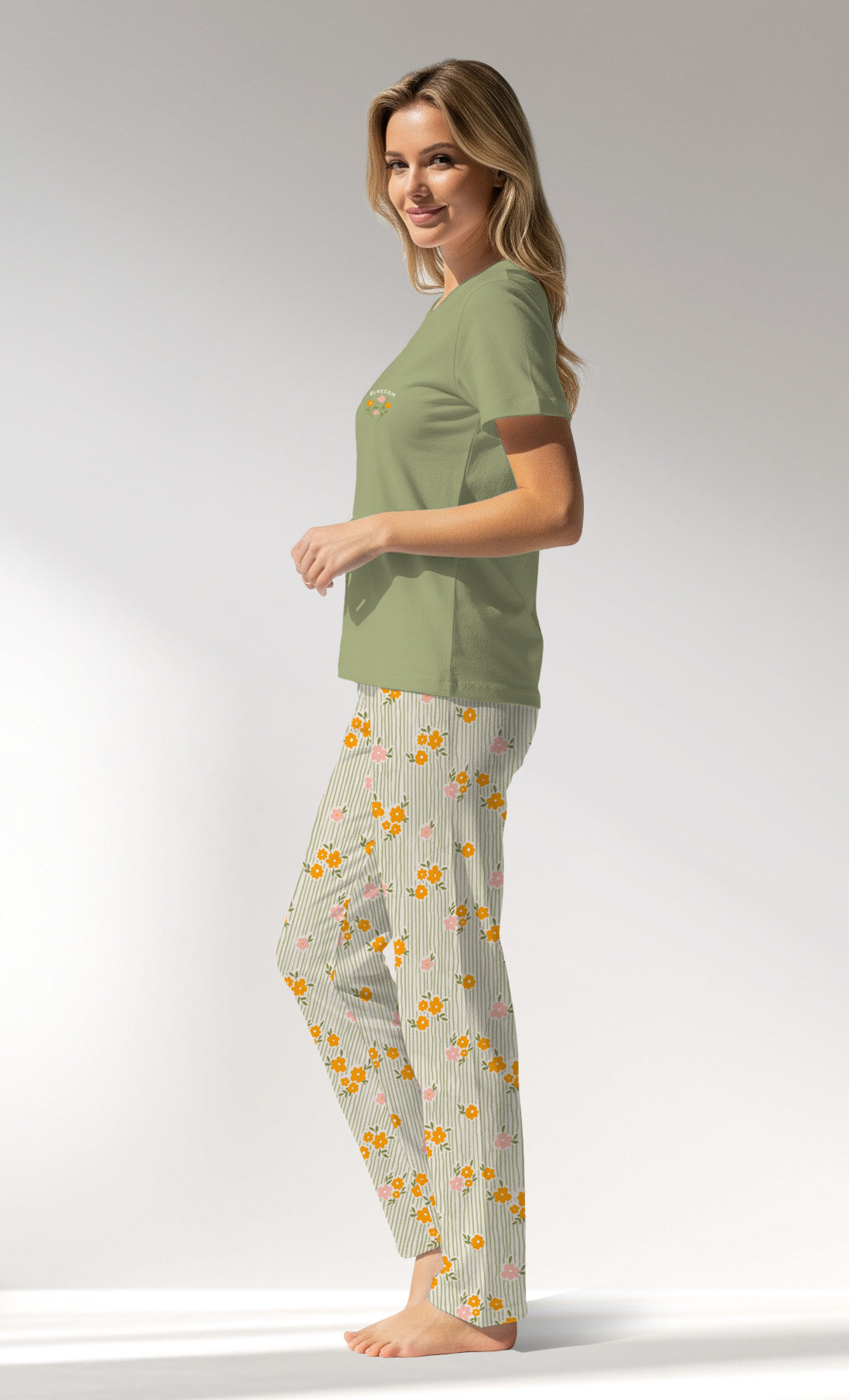 Woman Supreme GreenGarden Pyjama Set - B-15-0523 - Image 2