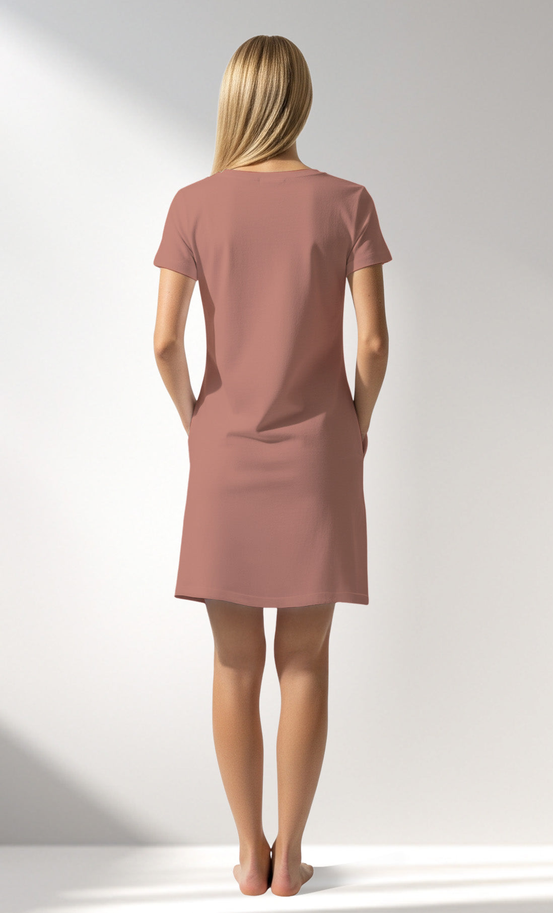 Woman Supreme RoseDown Pocket Detail Tunic - 16-1522 - Image 3