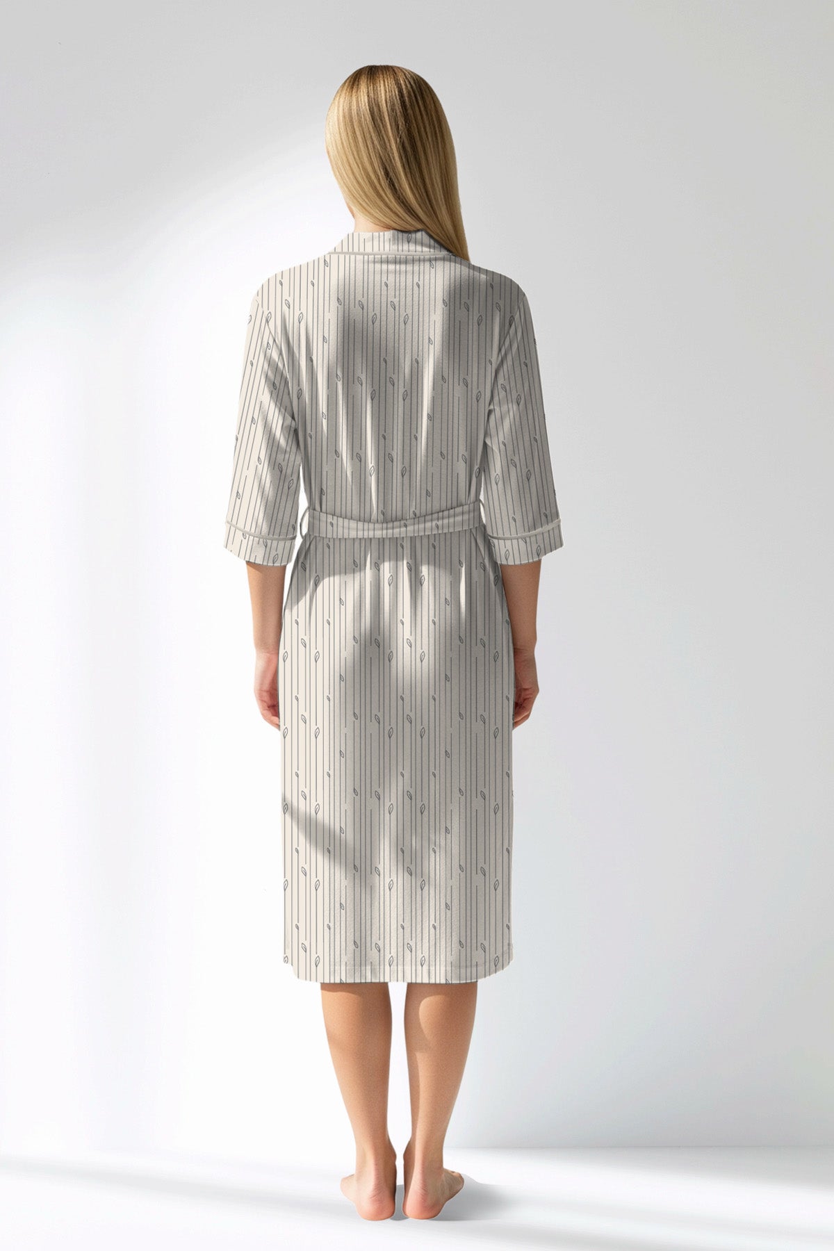 Woman Polyviscon Lina Dressing Gown - ROTASYON - Image 3