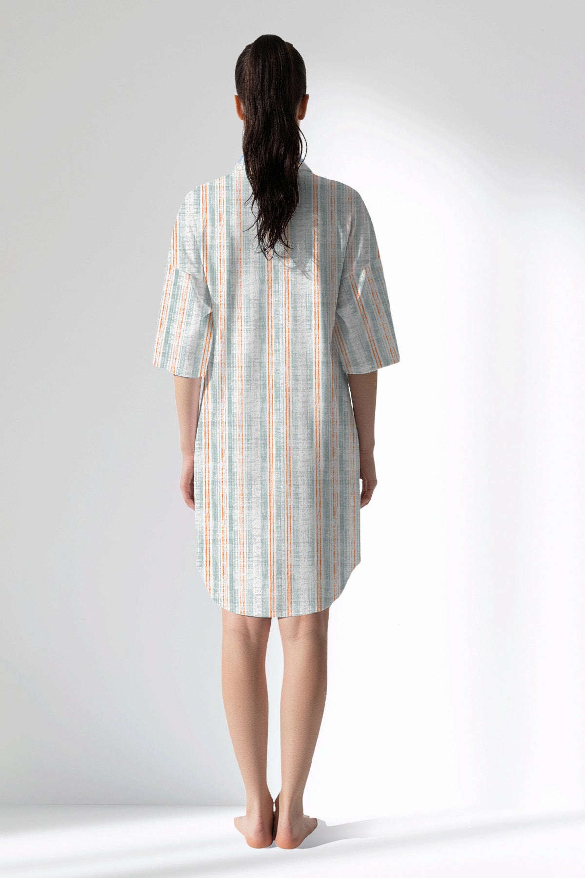 Woman Polyviscon Liner Shirt Tunic - ROTASYON - Image 2