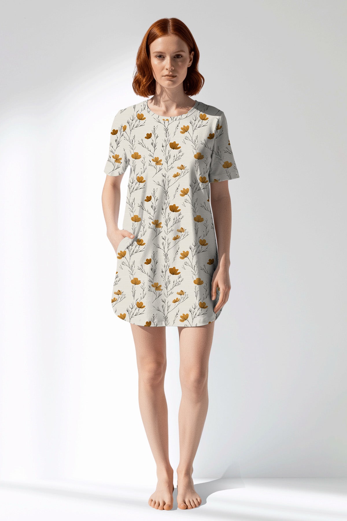 Woman Polyviscon Linora Pocket Detail Tunic - ROTASYON - Image 1