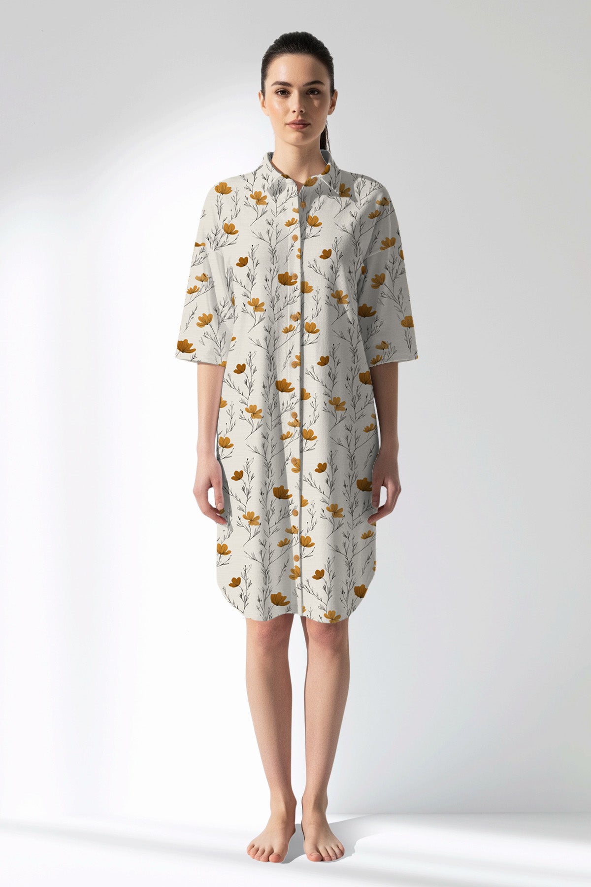 Woman Polyviscon Linora Shirt Tunic - ROTASYON - Image 1