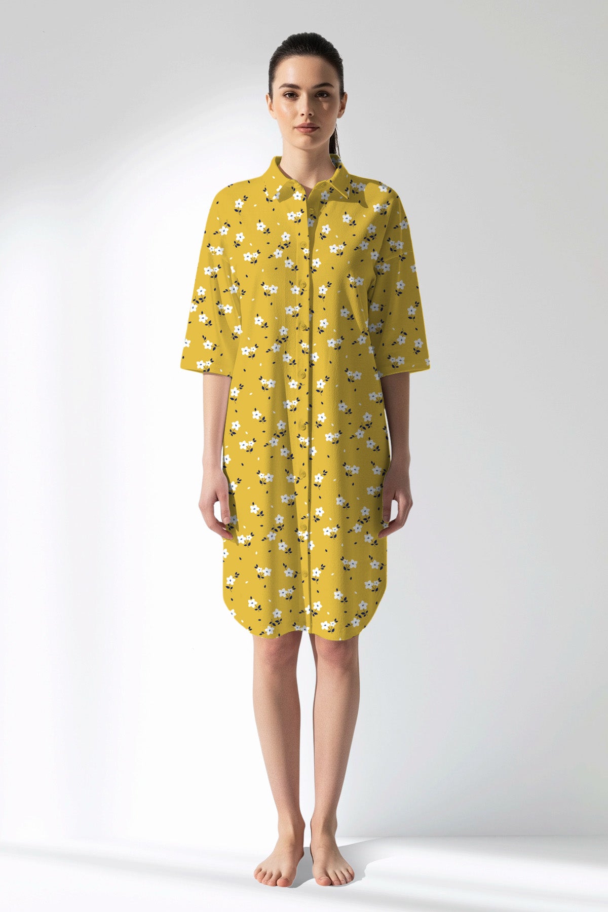 Woman Polyviscon Solaria Shirt Tunic - ROTASYON - Image 1