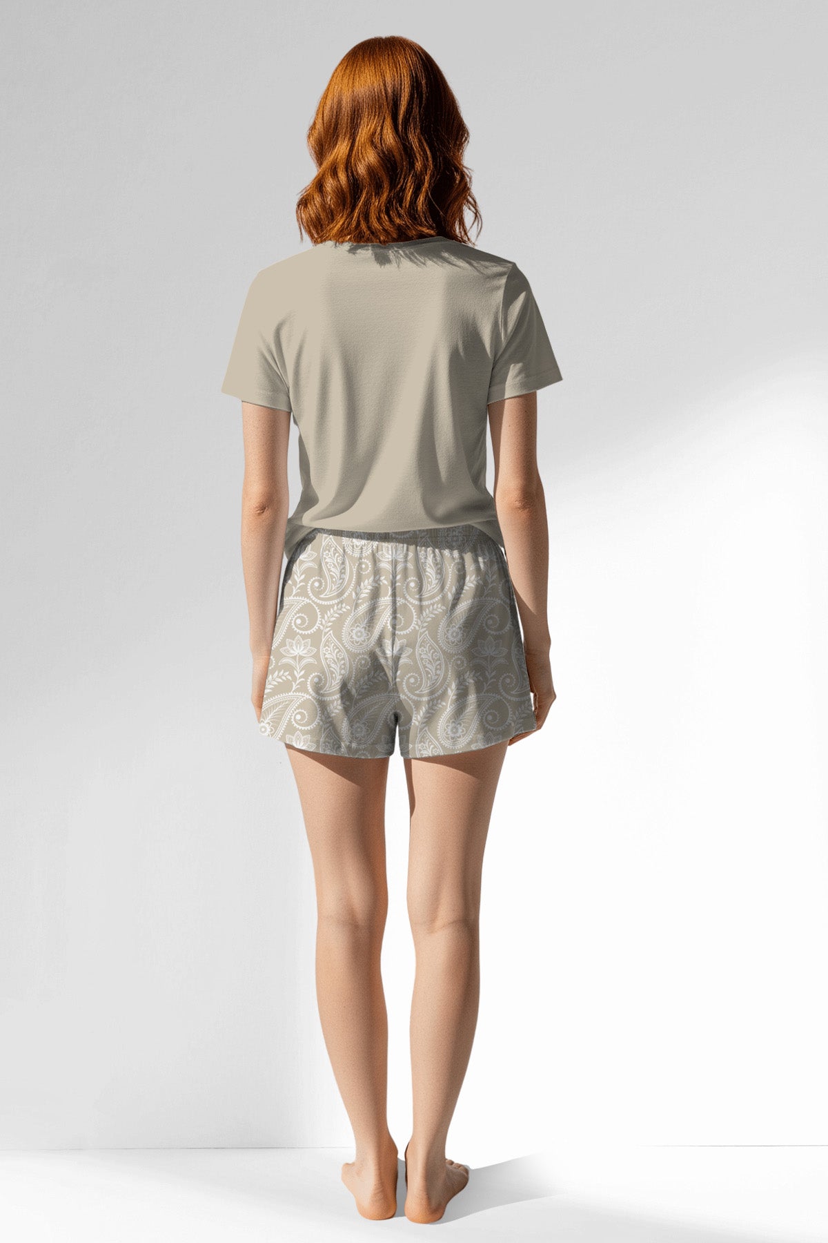 Woman Polyviscon Lunafleur Short Set - 14-1107 - Image 3