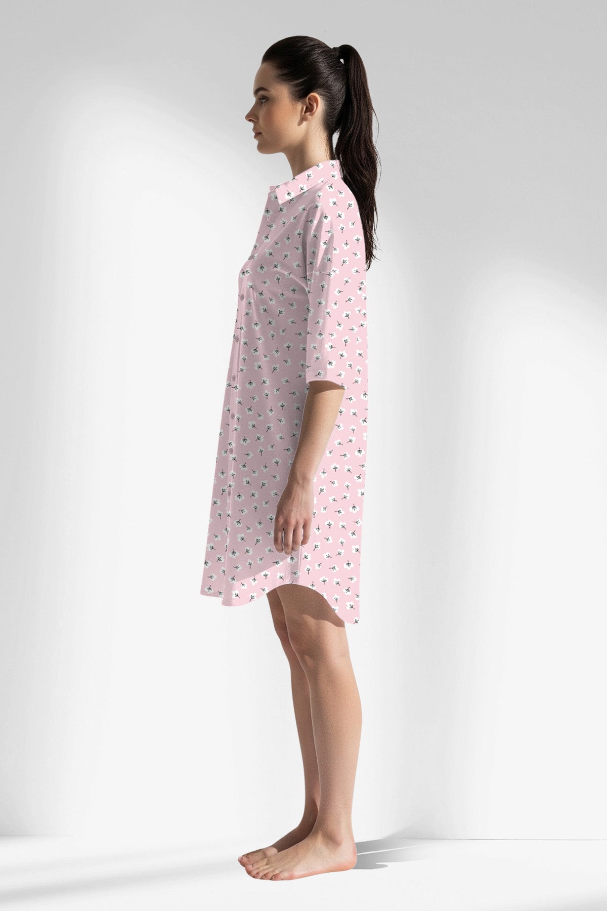 Woman Polyviscon Cloud Shirt Tunic - ROTASYON - Image 2