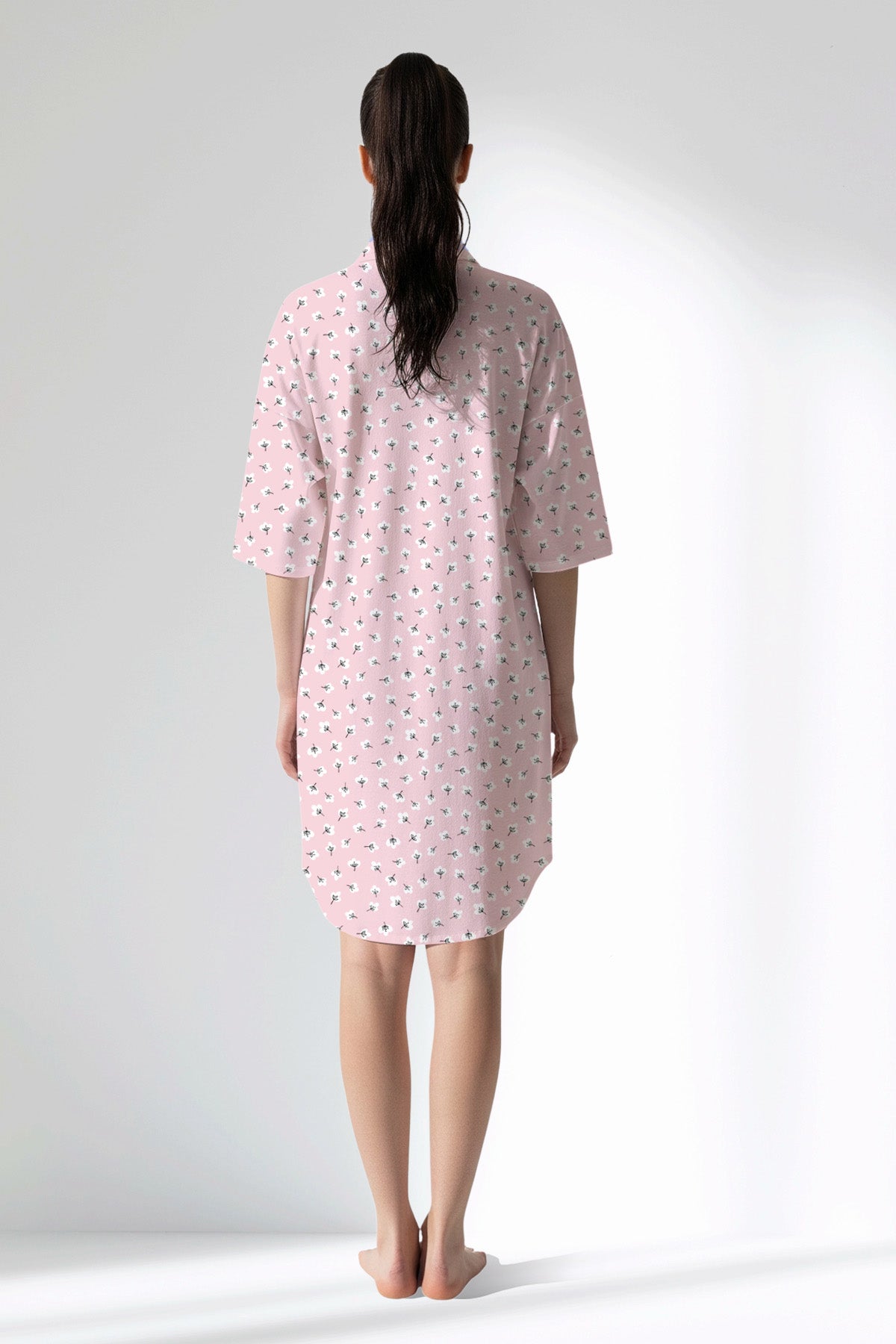 Woman Polyviscon Cloud Shirt Tunic - ROTASYON - Image 3