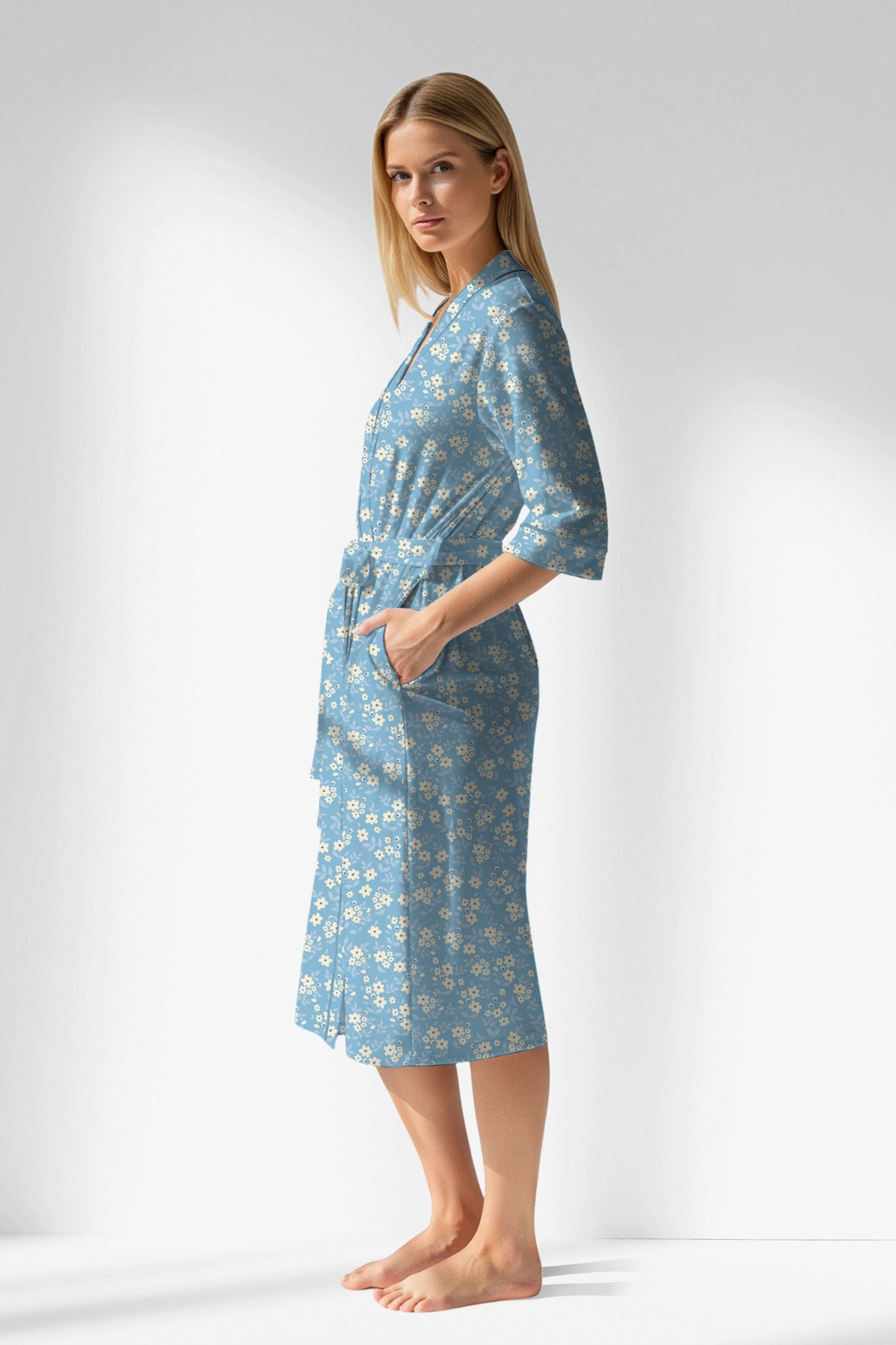 Woman Polyviscon SoftAura Dressing Gown - ROTASYON - Image 2