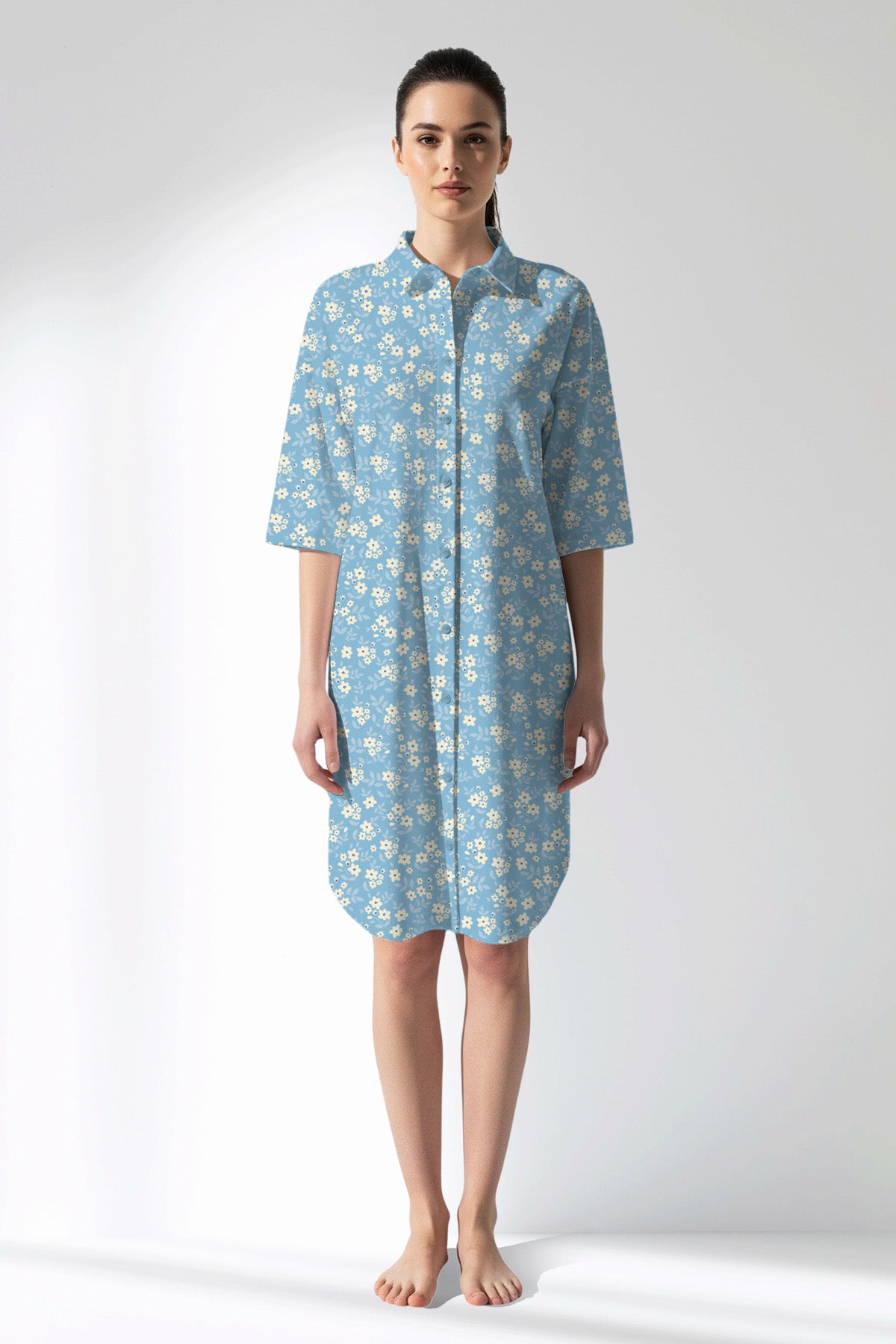 Woman Polyviscon SoftAura Shirt Tunic - ROTASYON - Image 1