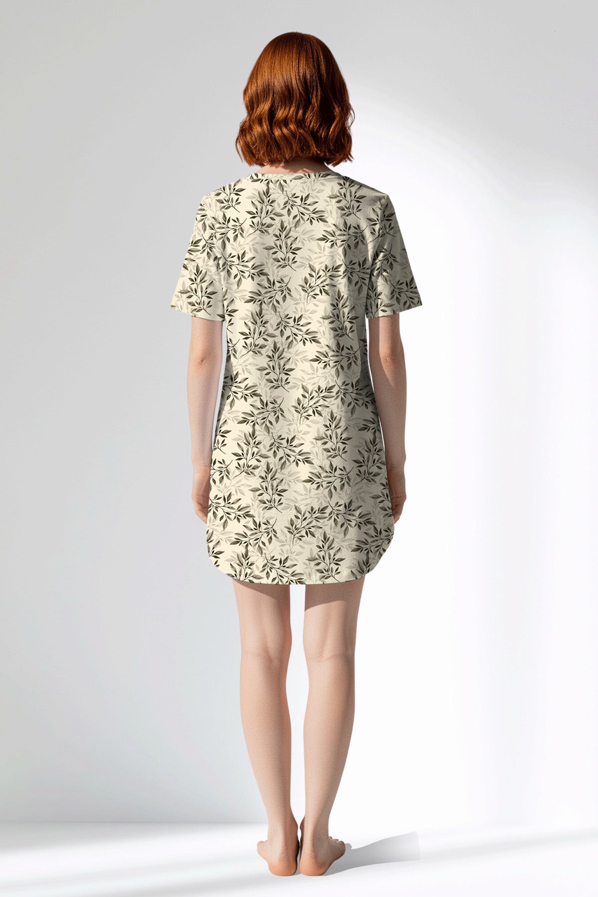 Woman Polyviscon DuskFlora Pocket Detail Tunic - ROTASYON - Image 3