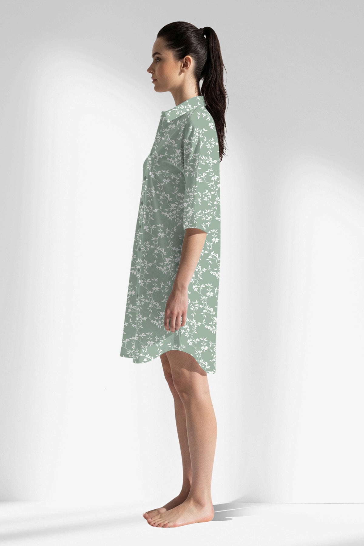 Woman Polyviscon GreenDay Shirt Tunic - ROTASYON - Image 2