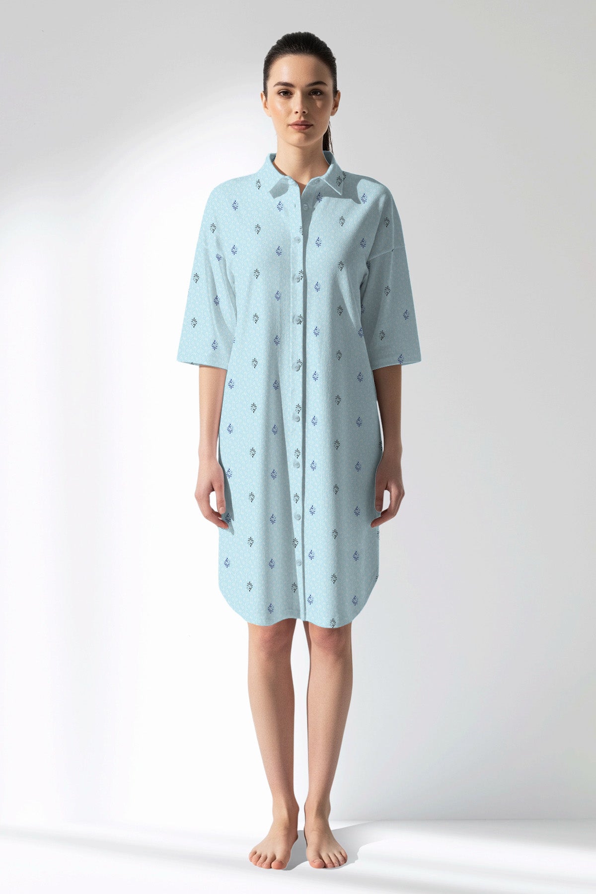 Woman Polyviscon Arvelin Shirt Tunic - ROTASYON - Image 1