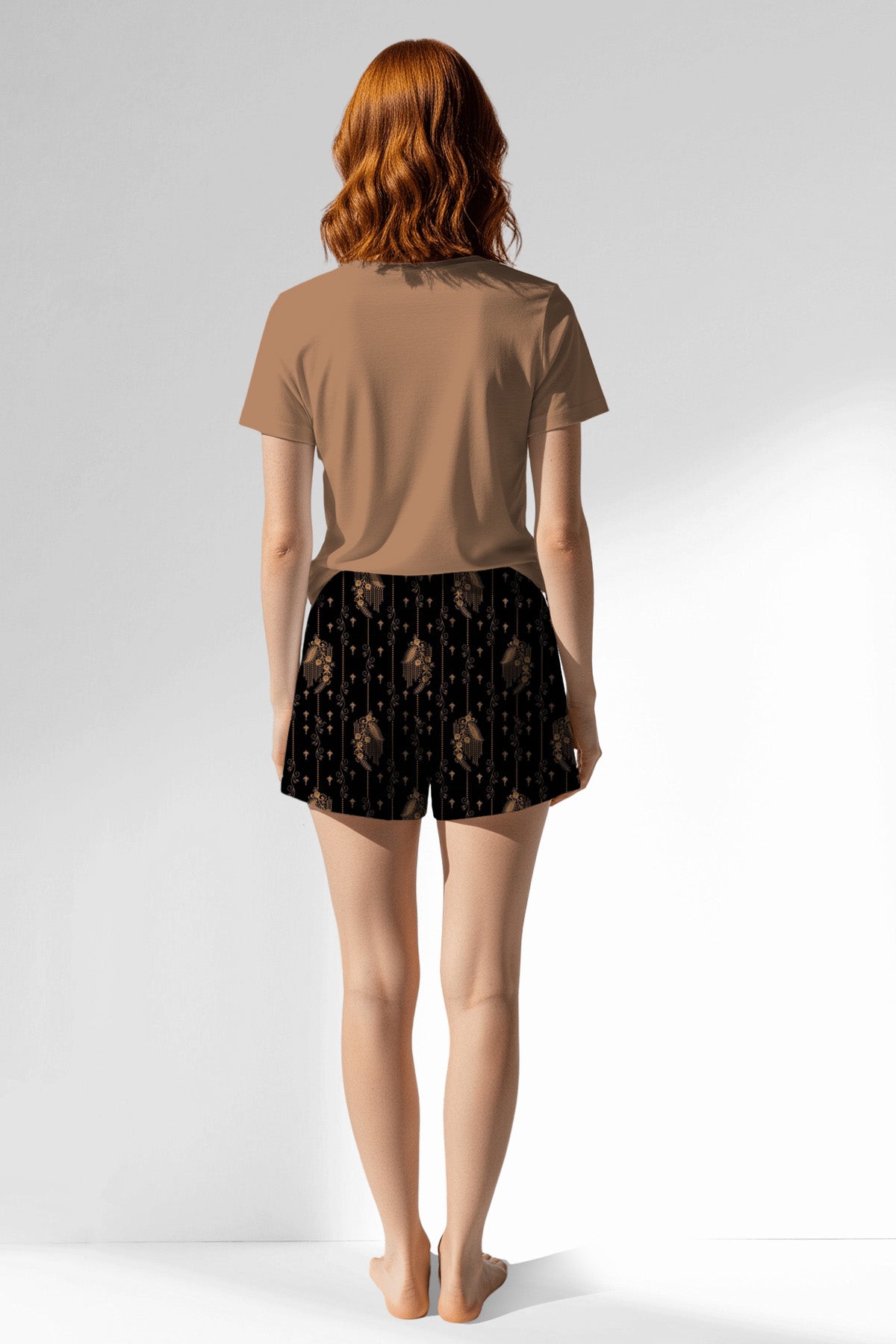 Woman Polyviscon Iralea Short Set - METRAJ BAKIR - Image 3
