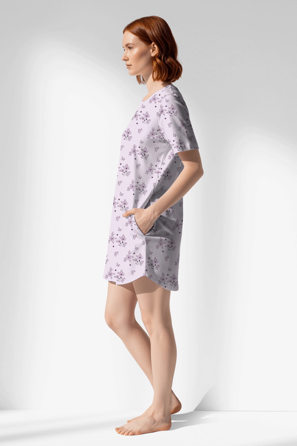 Woman Polyviscon Lunaris Pocket Detail Tunic - ROTASYON - Image 2