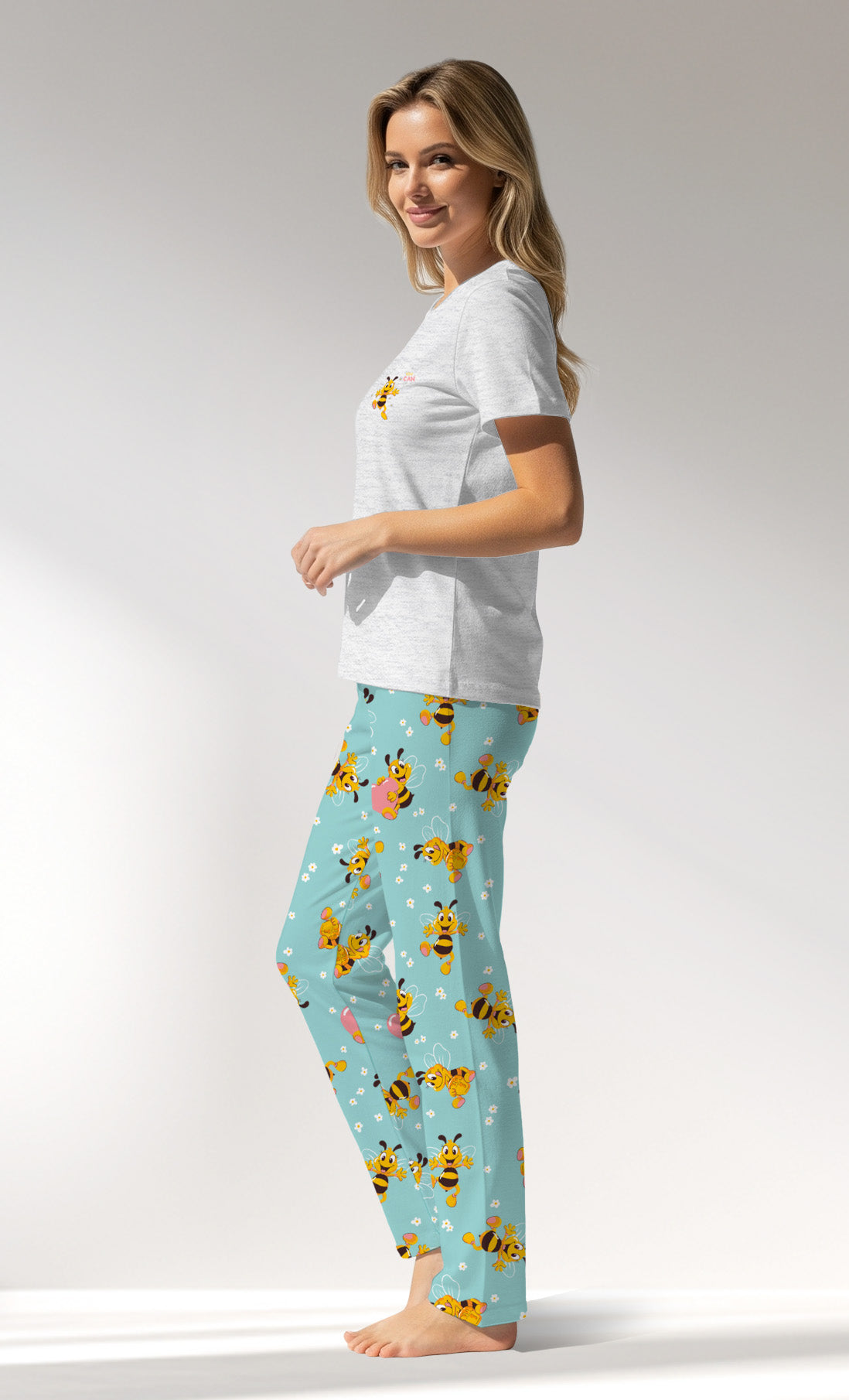 Woman Supreme Nera Pyjama Set - B-GRAY MELANGE - Image 2