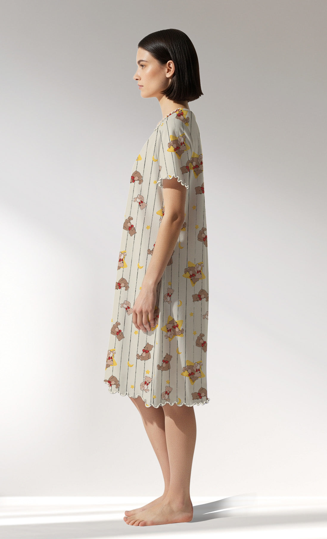Woman Supreme Bear Short Sleeve Tunic - ROTASYON - Image 1