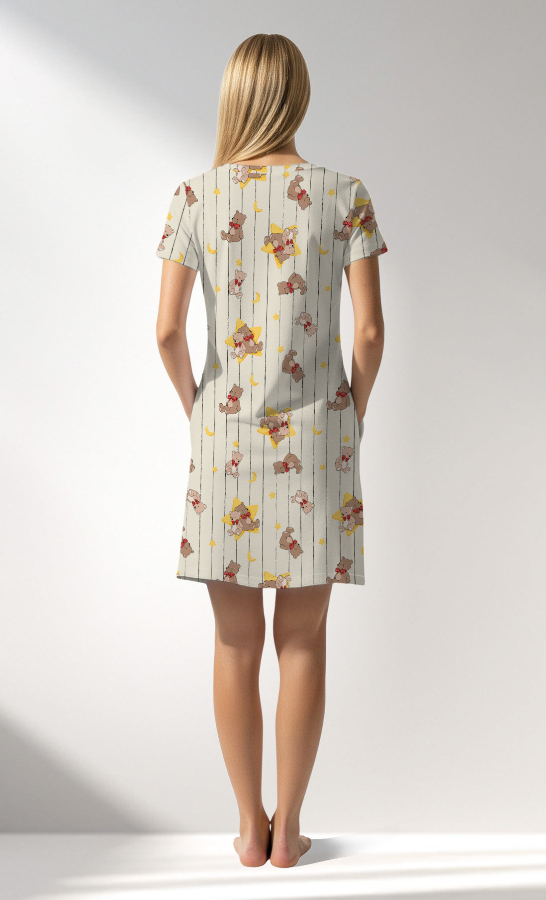 Woman Supreme Bear Pocket Detail Tunic - ROTASYON - Image 2