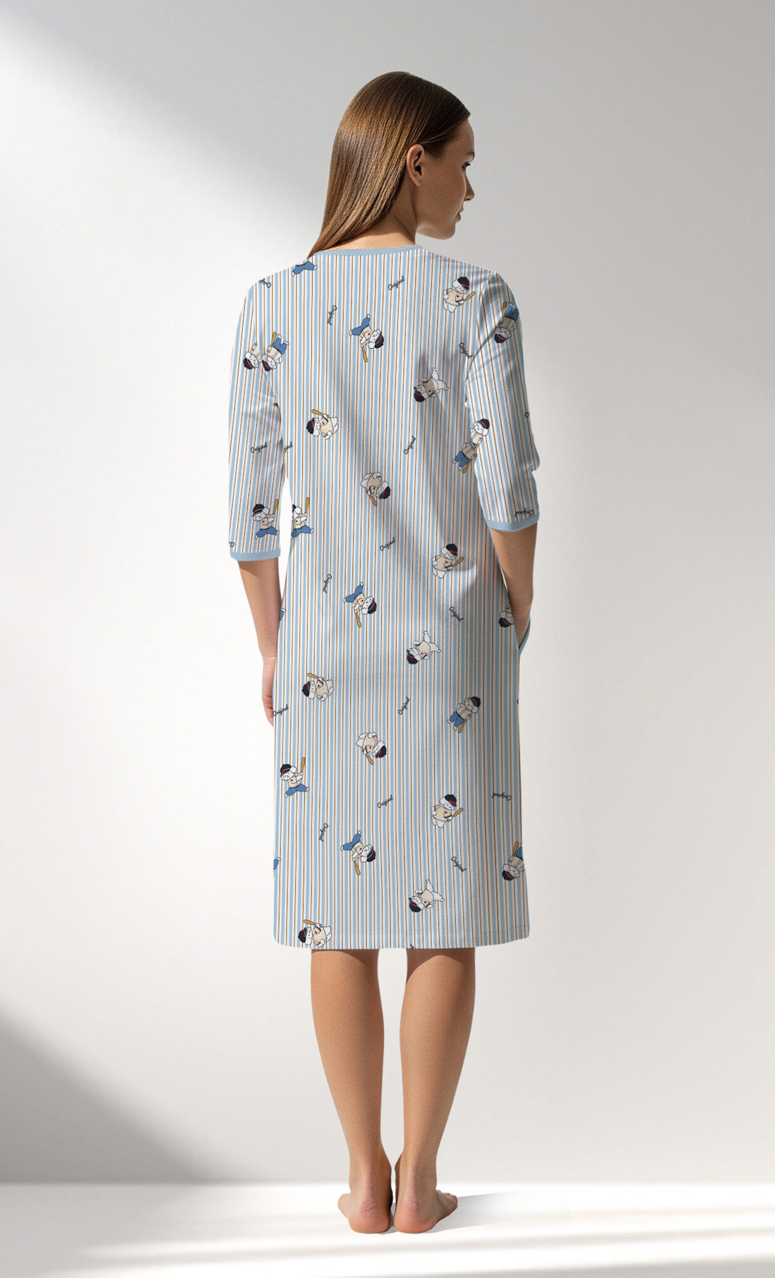 Woman Supreme Sleeclub Home Dress - ROTASYON - Image 3
