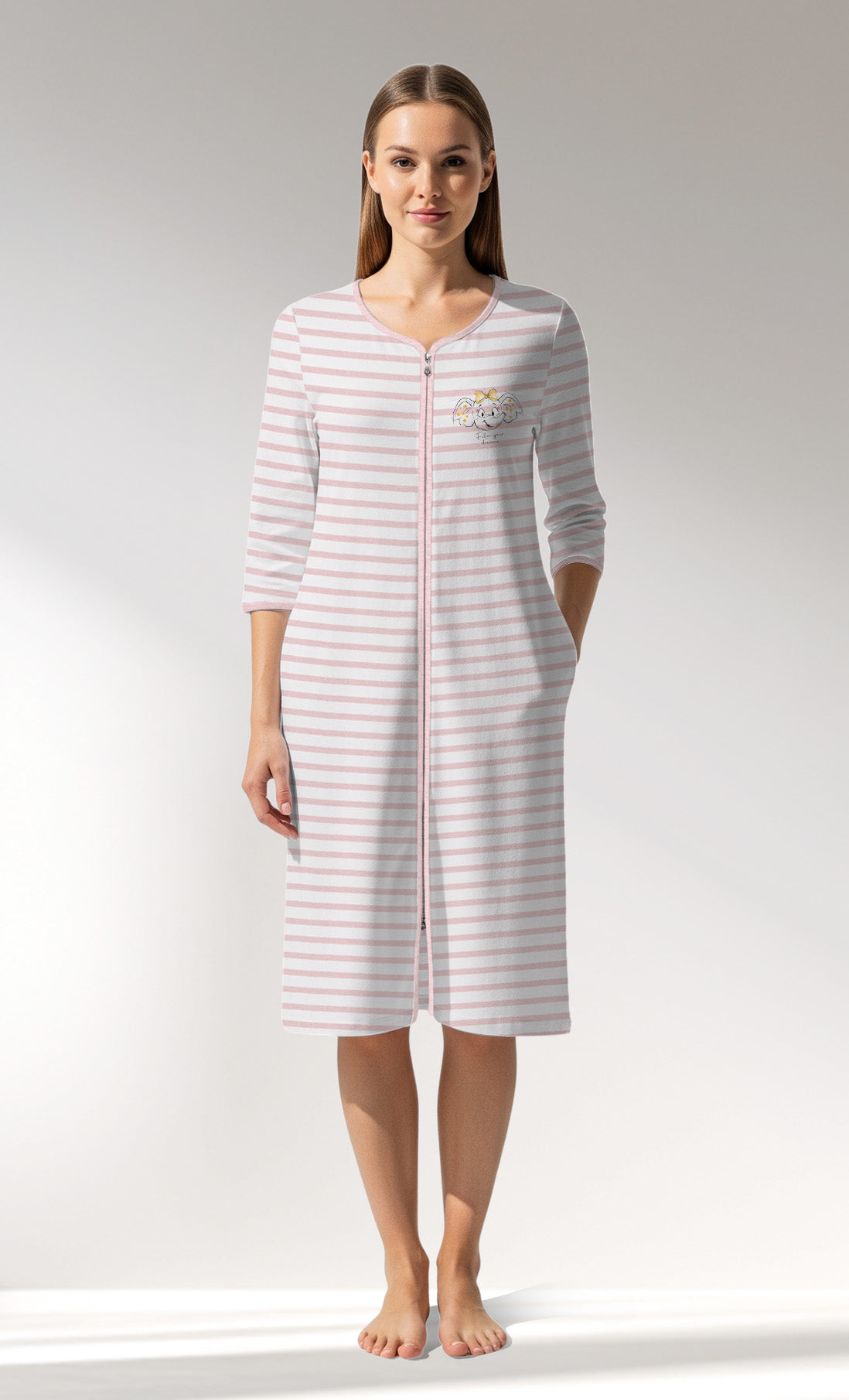 Woman Supreme Pinkyhugs Home Dress - ROTASYON - Image 1