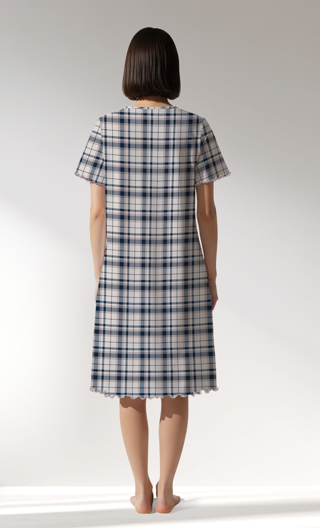 Woman Supreme Plaidwing Tunic - ROTASYON - Image 3