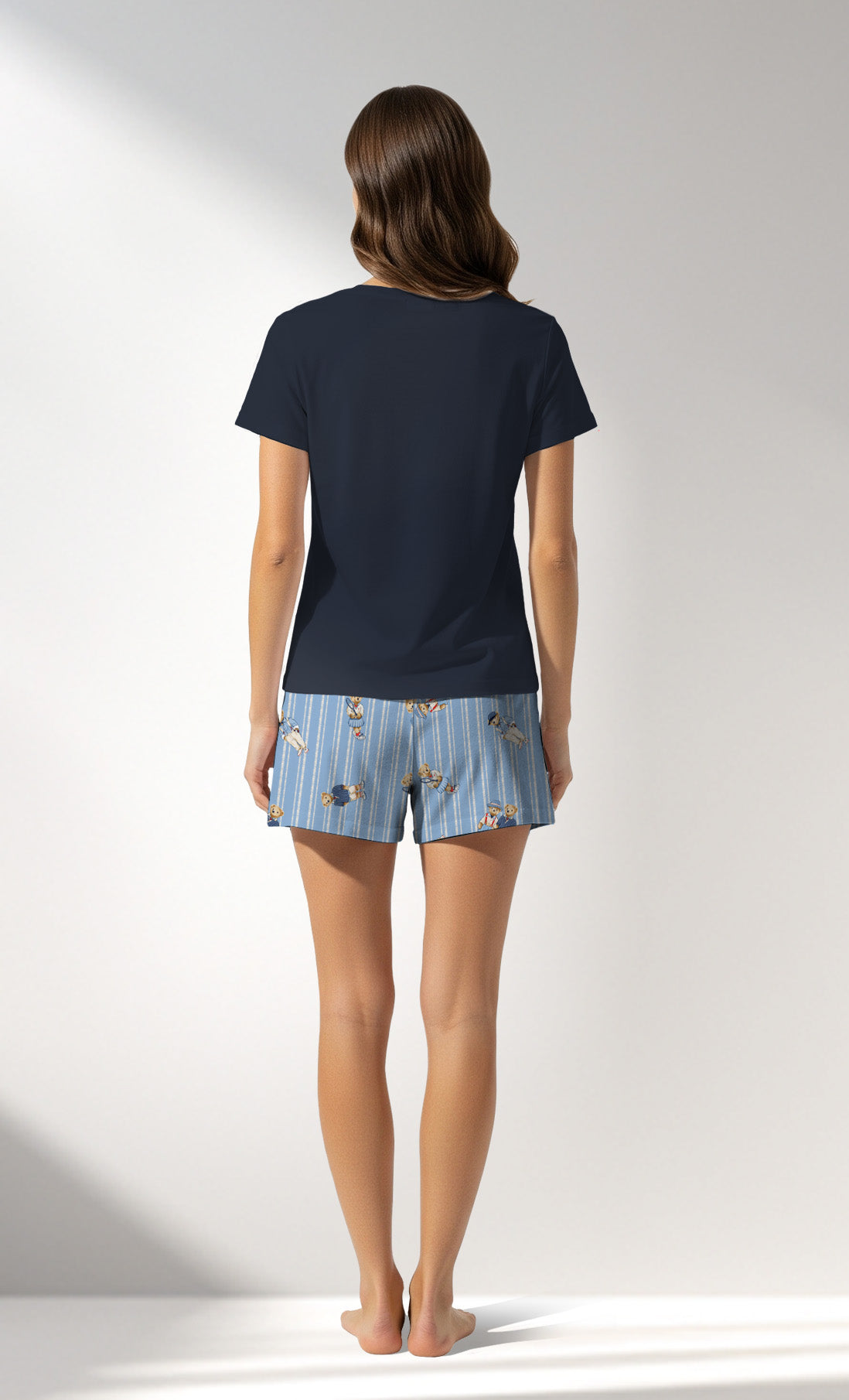 Woman Supreme Polobear Short Set - B-19-3923 - Image 3