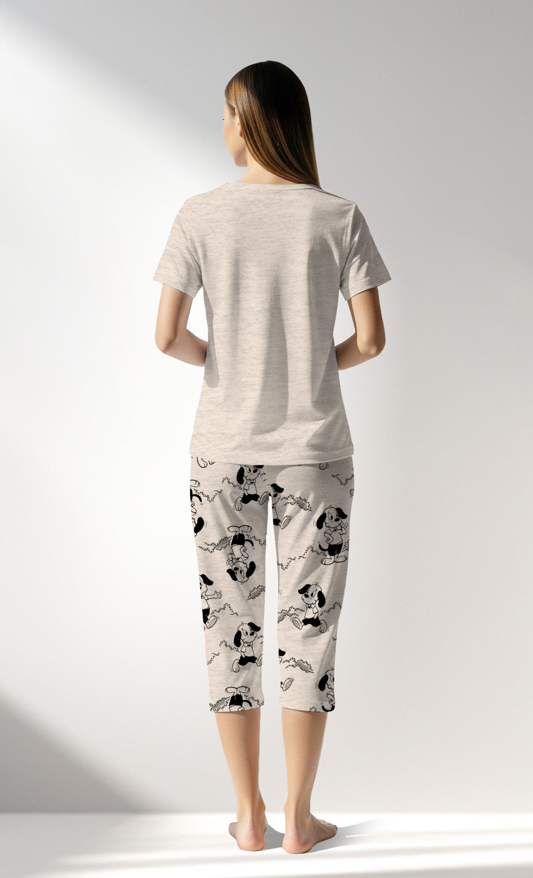 Woman Supreme Buddy Capri Set - BEJ MEL - Image 3