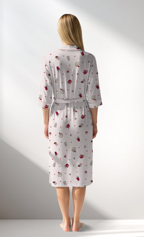 Woman Supreme CoffeTime Dressing Gown - ROTASYON - Image 3