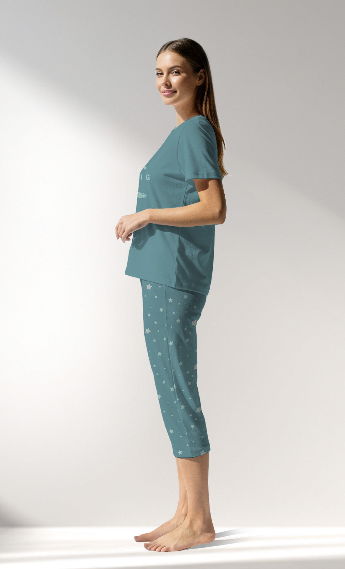 Woman Supreme ForestStars Capri Set - A-ZEMIN - Image 2