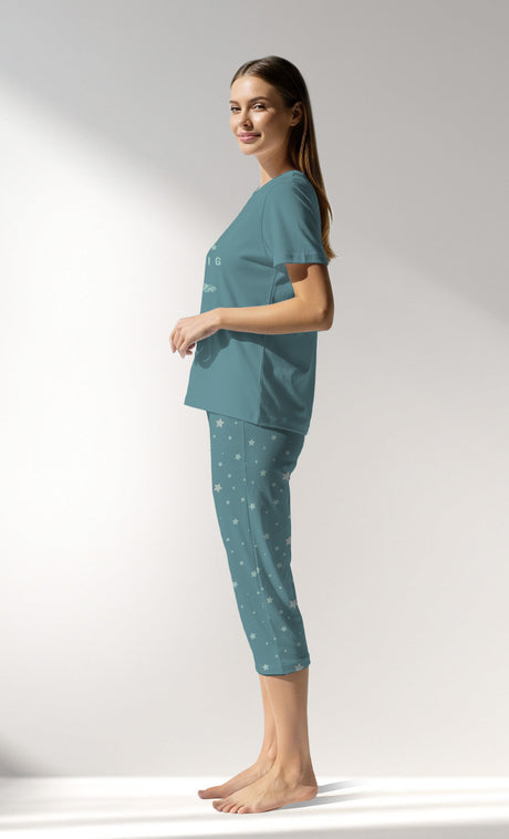 Woman Supreme ForestStars Capri Set - A-ZEMIN - Image 2