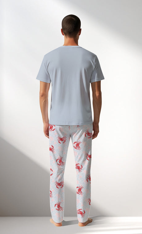 Man Supreme Crablove O Neck Pyjama Set - 13-4103 - Image 3