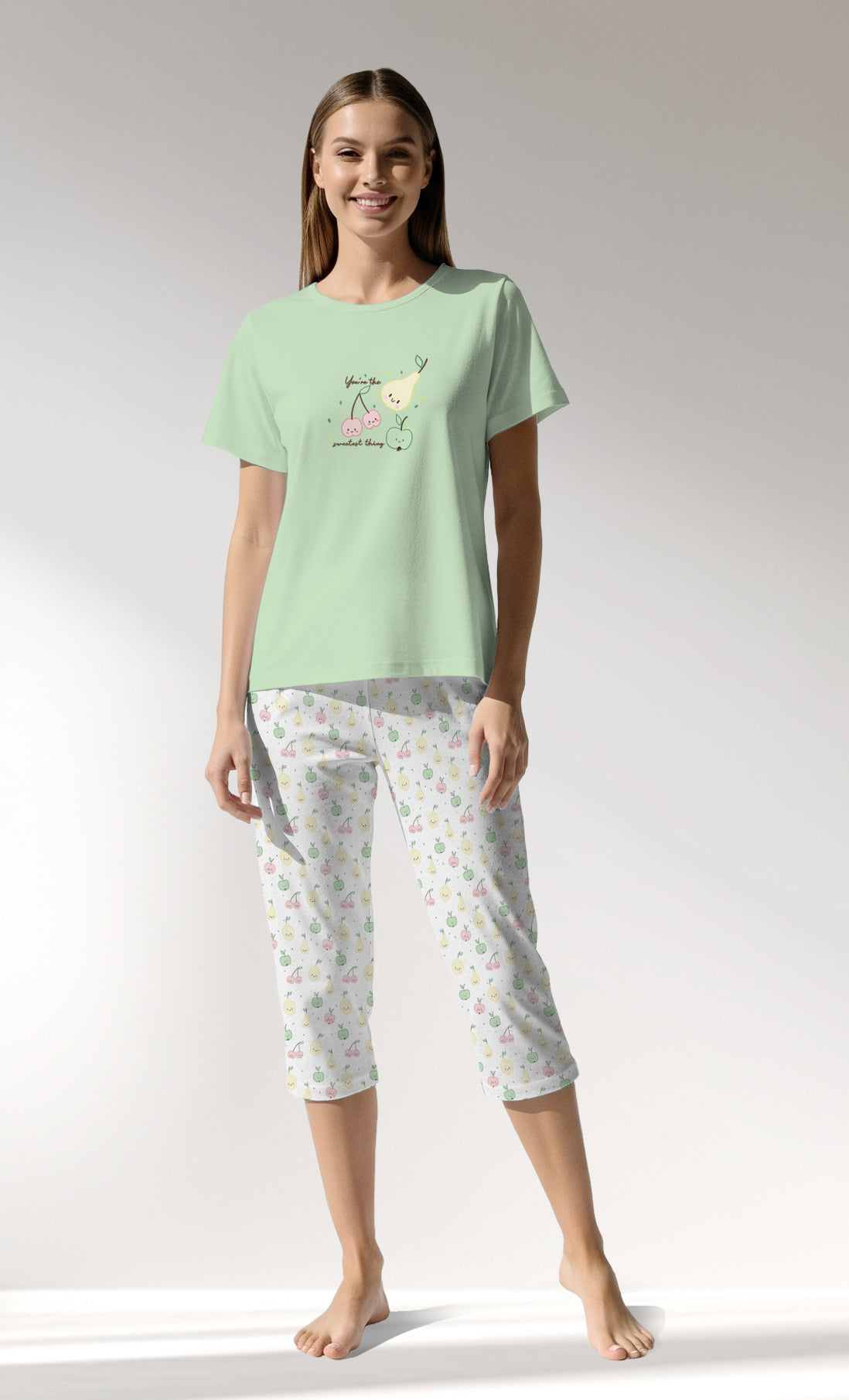 Woman Supreme JuicyMood Capri Set - B-A.YESIL - Image 1