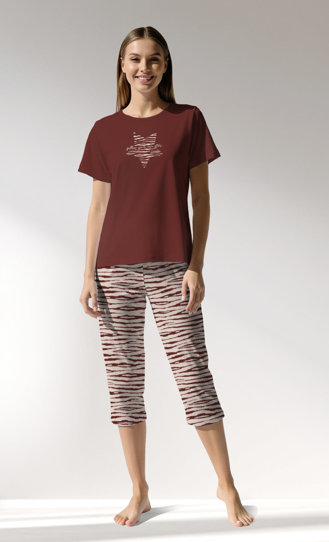 Woman Supreme DayDream Capri Set - B-19-1337 - Image 1