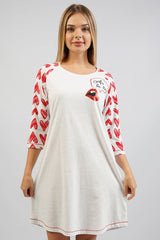 BAYAN P.SUPREM O YAKA 3/4KOL ETEGI OVAL TUNIK