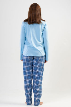KADIN P.SUPREM XXL O YAKA UZUN KOL ETEGI OVAL CEPLI PIJAMA TAKIM 204160