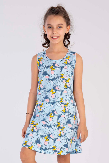 KIZ COCUK P.SUPREM KALIN ASKILI ETEGI OVAL TUNIK(3-4/9-10)