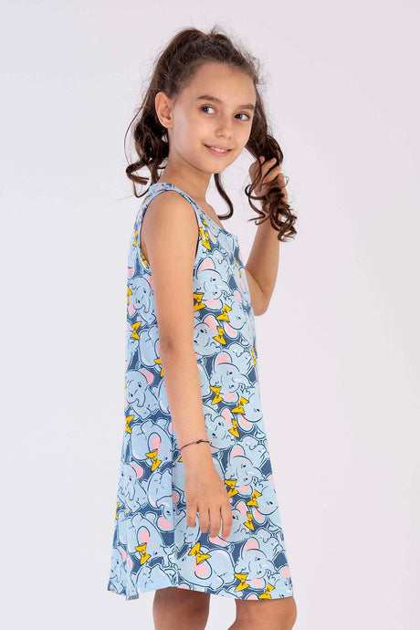 KIZ COCUK P.SUPREM KALIN ASKILI ETEGI OVAL TUNIK(3-4/9-10)