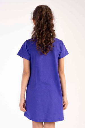 KIZ COCUK P.SUPREM O YAKA KISA KOL ETEGI OVAL TUNIK(3/4-9/10) 212509