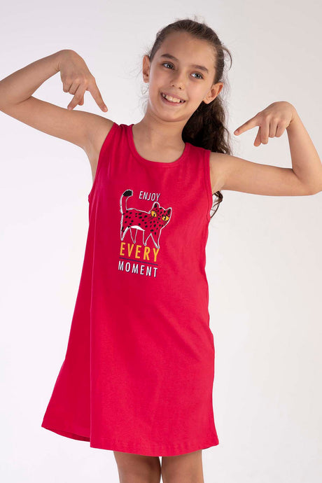 KIZ COCUK P.SUPREM KALIN ASKILI ETEGI OVAL TUNIK(3-4/9-10)