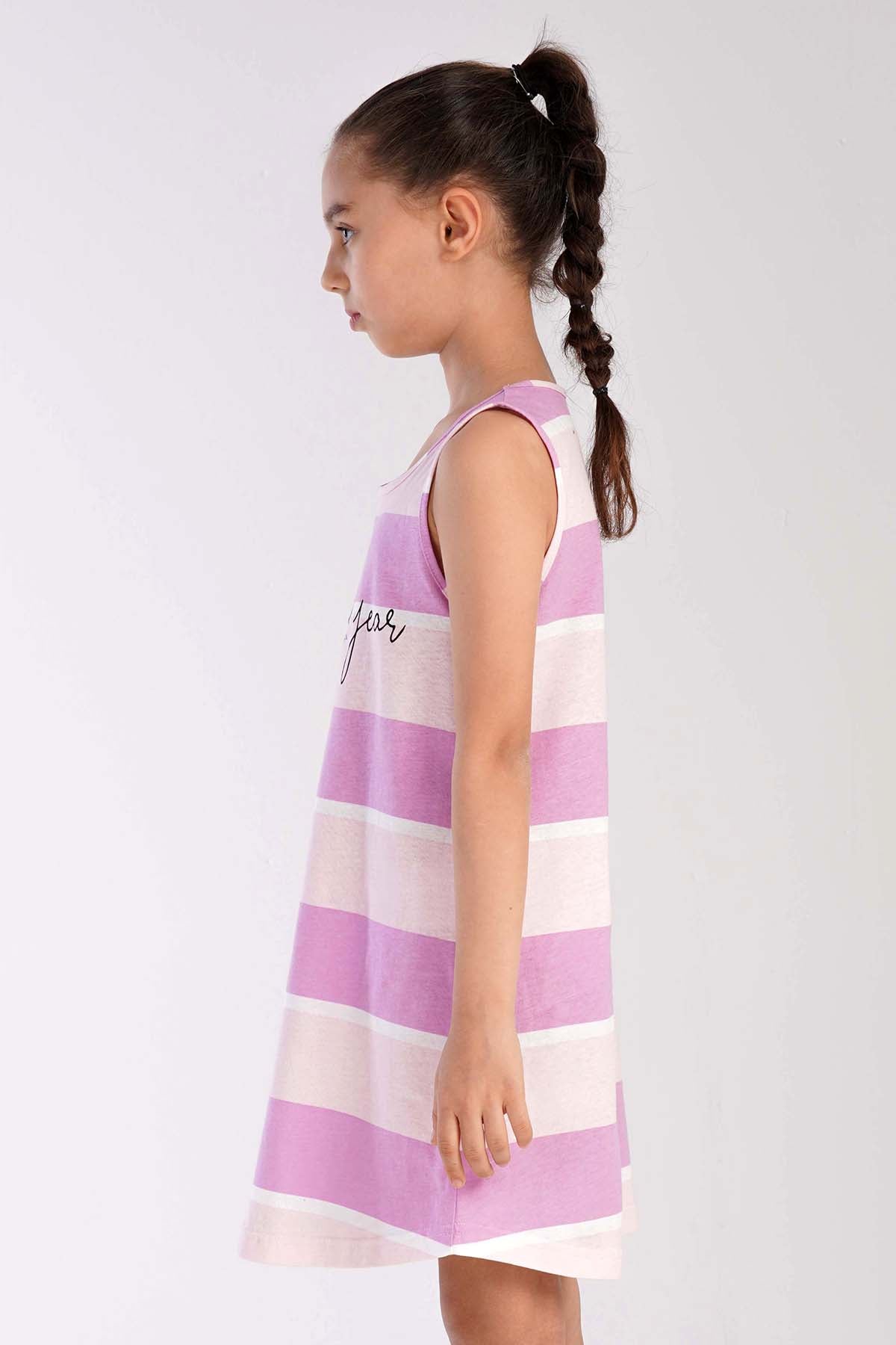 KIZ COCUK P.SUPREM KALIN ASKILI ETEGI OVAL TUNIK(3-4/9-10)